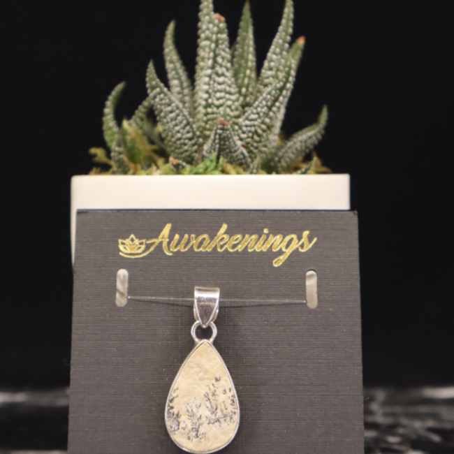 Scenic Dendric Agate Pendant #1