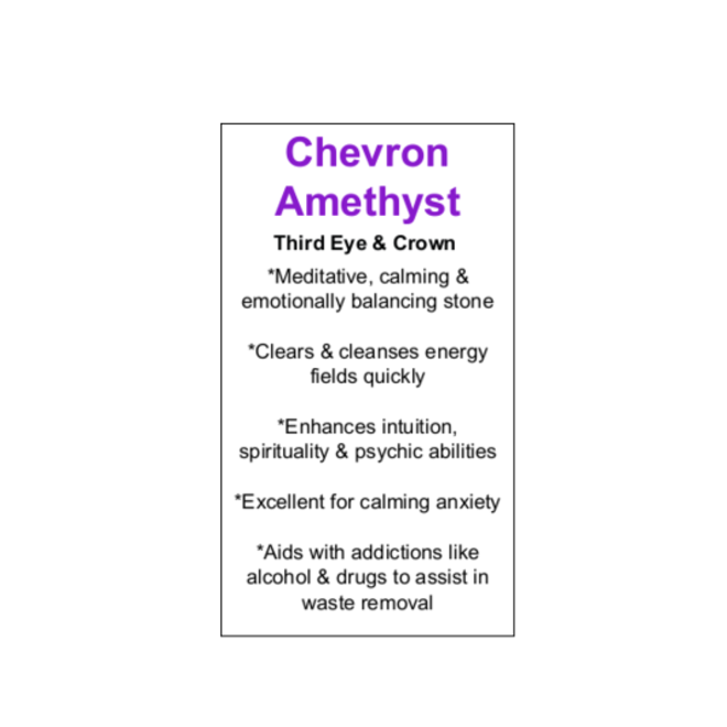 Chevron Amethyst - Card