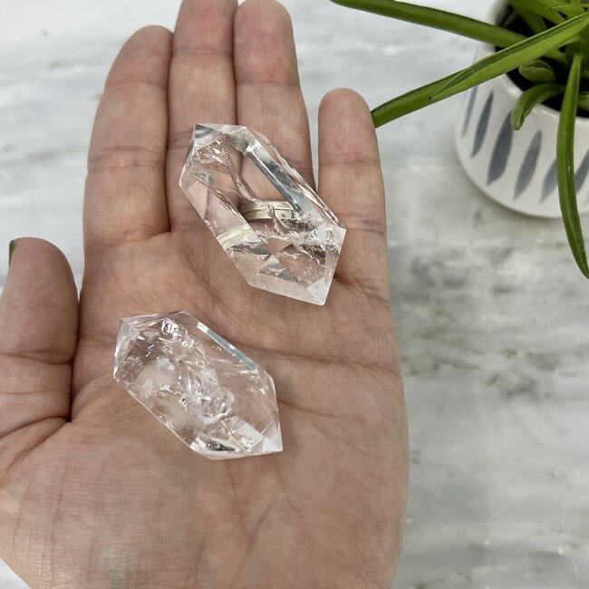Clear Quartz Double Terminated DT Points-Small