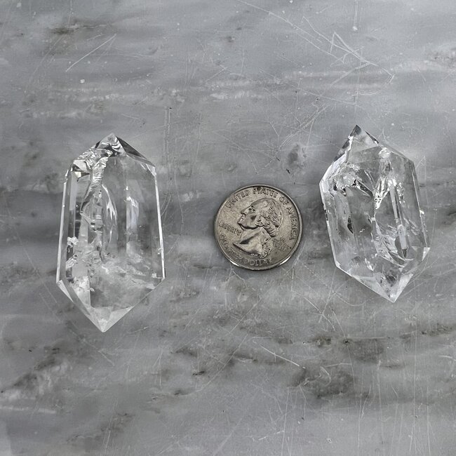 Clear Quartz Double Terminated DT Points-Small