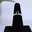 Chrome Diopside Ring-Size 7 Marquise Faceted Sterling Silver