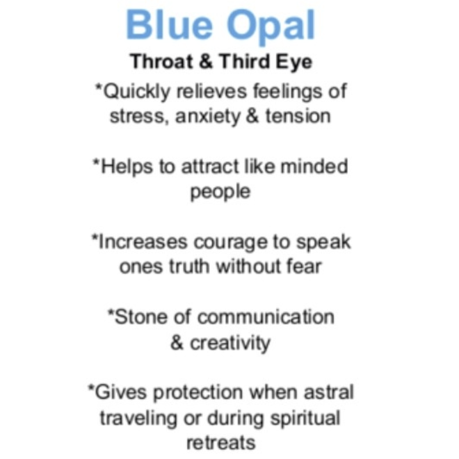 Blue Opal - Card