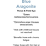 Blue Aragonite - Card