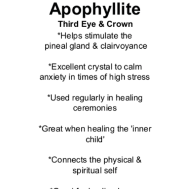 Apophyllite - Card