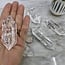 Clear (Crystal) Quartz Double Terminated DT Points - Large (2-4") Grids