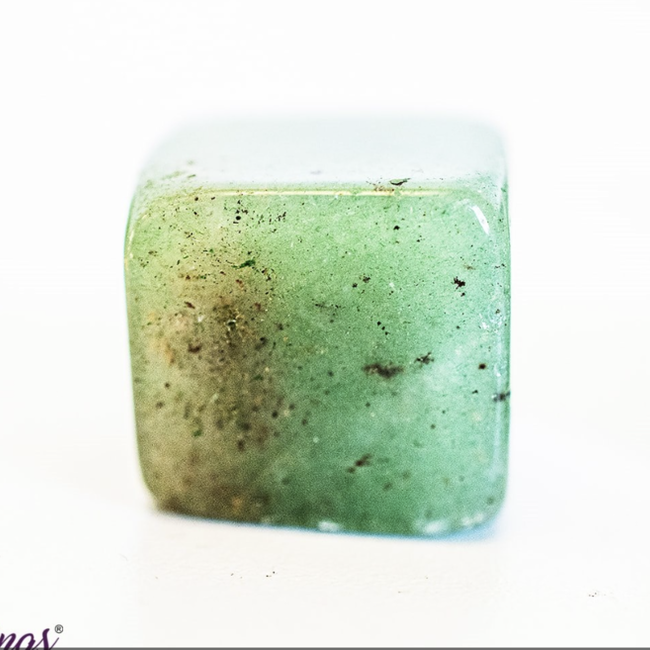 Green Aventurine Cubes 1"