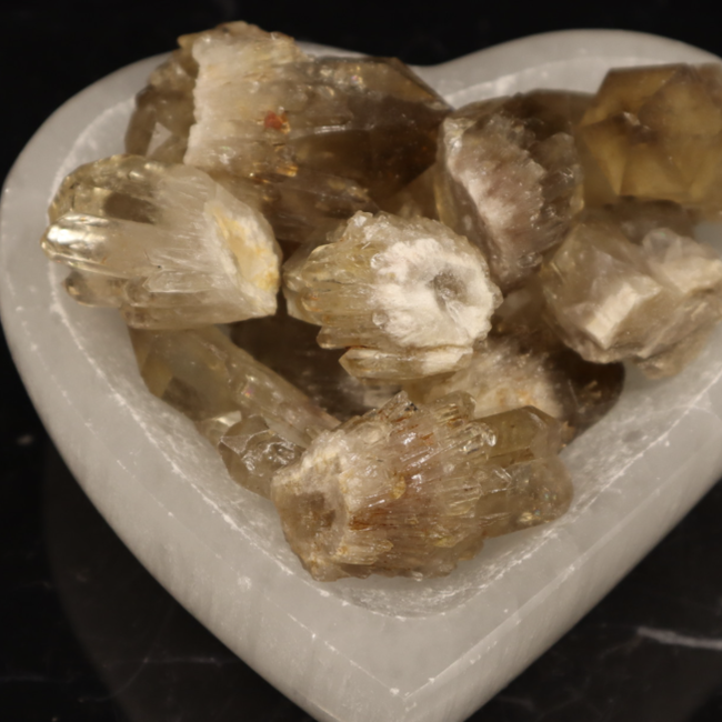 Congo Citrine (Kundalini Quartz) Clusters - Medium Rough Raw Natural