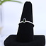 Chrome Diopside Faceted Marquise Ring-Size 9 Sterling Silver
