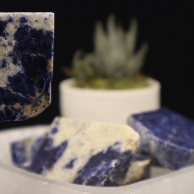 Sodalite Slab - 2" (One Side Polished)
