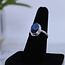 Shattuckite Oval Ring-Size 7 Sterling Silver