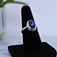 Shattuckite Ring - Size 8 Oval- Sterling Silver