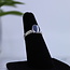 Blue Opal Ring-Size 6 Oval Sterling Silver