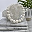 White Barite Bracelet - 8mm