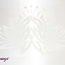 Selenite (Satin Spar Gypsum) Charging Disks Plates - Lotus Rectangle Medium Etched