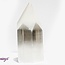 Selenite (Satin Spar Gypsum) Hexagon Tower Point Generator - 7"