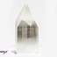 Selenite (Satin Spar Gypsum) Hexagon Tower Point Generator - 7"
