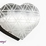 Selenite (Satin Spar Gypsum) Hearts - 3" Flower Seed of Life Engraved Etched Large