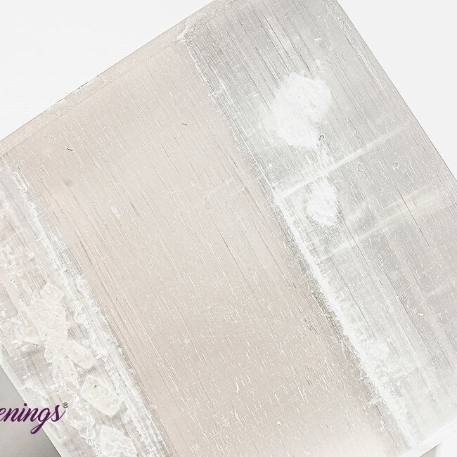 Selenite (Satin Spar Gypsum) Charging Cubes - 2" Large Blocks Spinning