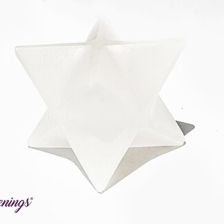 Selenite (Satin Spar Gypsum) Merkabah - 3" Large