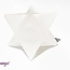 Selenite (Satin Spar Gypsum) Merkabah - Large (3")