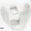 Selenite (Satin Spar Gypsum) Angels - Medium Figurine Carving