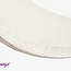 Selenite (Satin Spar Gypsum) Charging Disks Plates Station - 6" Crescent Moon Medium
