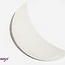 Selenite/Satin Spar Crescent Moon Charging Plate
