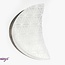Selenite (Satin Spar Gypsum) Charging Disks Plates - Seed Flower of Life Crescent Moon Medium Geometric