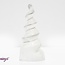 Selenite (Satin Spar Gypsum) Charging Spiral Twist Flames - 3-4" Medium Tower