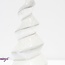 Selenite (Satin Spar Gypsum) Charging Spiral Twist Flames - 3-4" Medium Tower