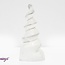 Selenite (Satin Spar Gypsum) Charging Spiral Twist Flames - 3-4" Medium Tower