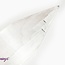 Selenite (Satin Spar Gypsum) Charging Bar Plate - 8" Pointed Flat