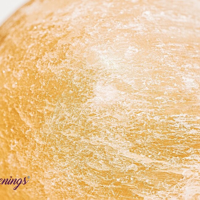 Orange Selenite (Satin Spar Gypsum) Sphere Orb - 40mm