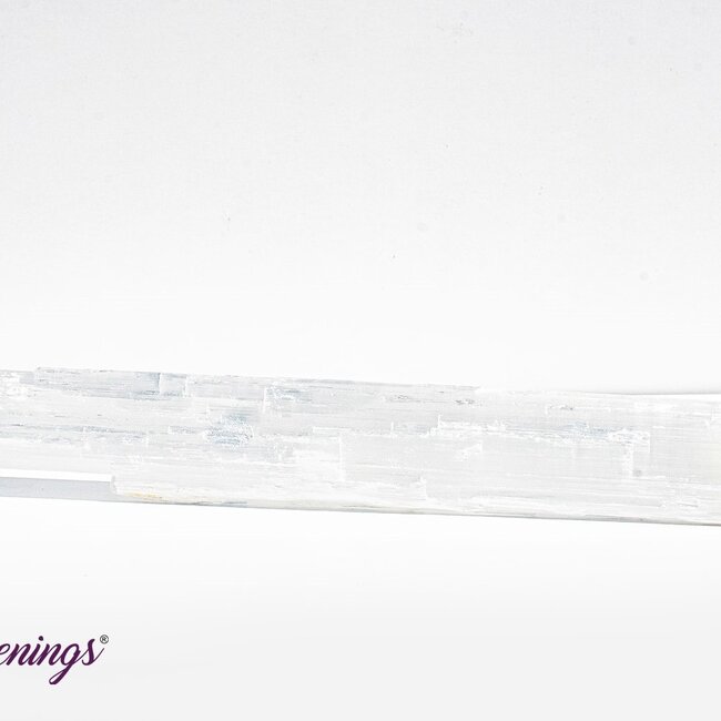 Selenite (Satin Spar Gypsum) Charging Sticks Wands - 11-15" Medium Rough Raw Natural