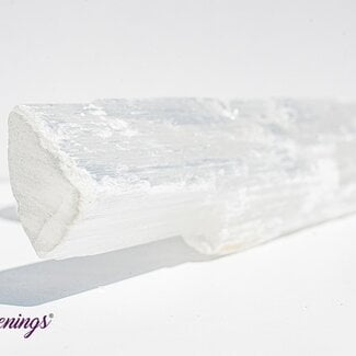 Selenite (Satin Spar Gypsum) Charging Sticks Wands - 11-15" Medium Rough Raw Natural