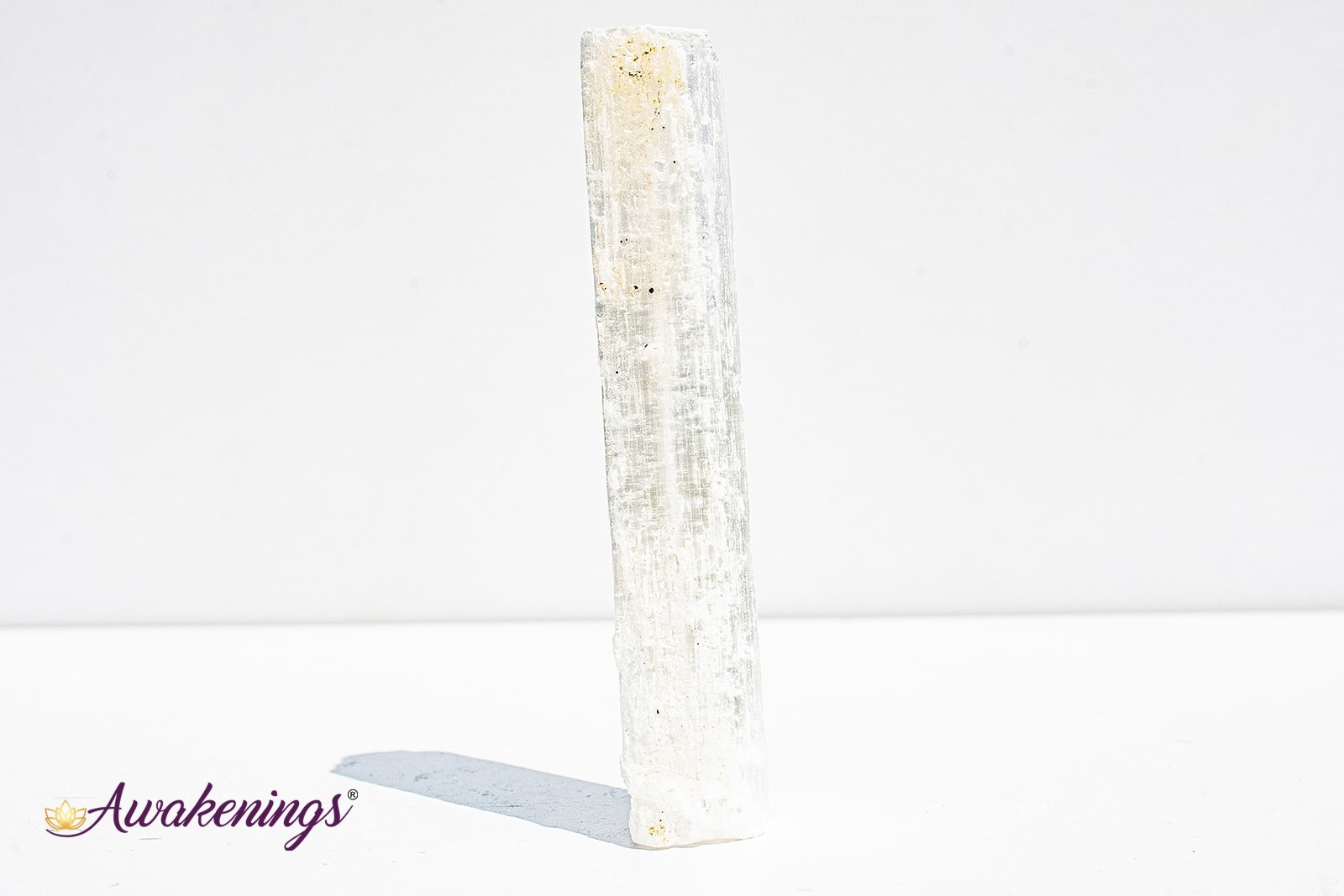 Rectangular Stick Selenite (Satin Spar Gypsum) Rectangle Sticks Wands Small 4