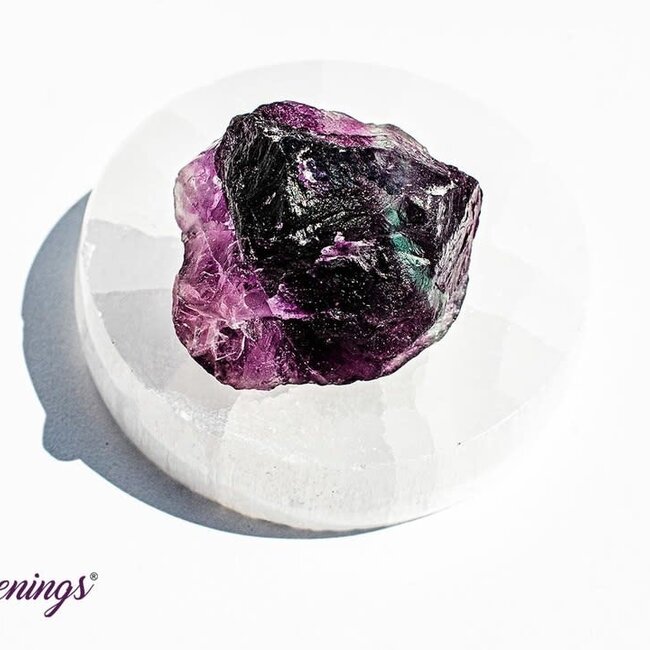 Selenite (Satin Spar Gypsum) Charging Disks Plates - 2.5" Round Small