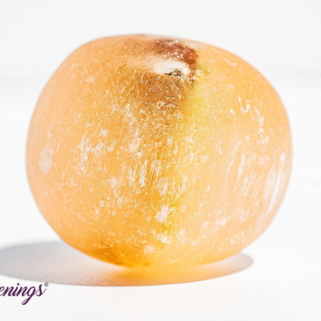 Orange Peach Selenite Selenite (Satin Spar Gypsum) - Tumbled Polished
