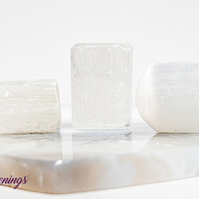 Selenite (Satin Spar Gypsum) - Tumbled Smooth