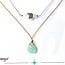 Aries Necklace - Aquamarine Zodiac - Silver Sparrow