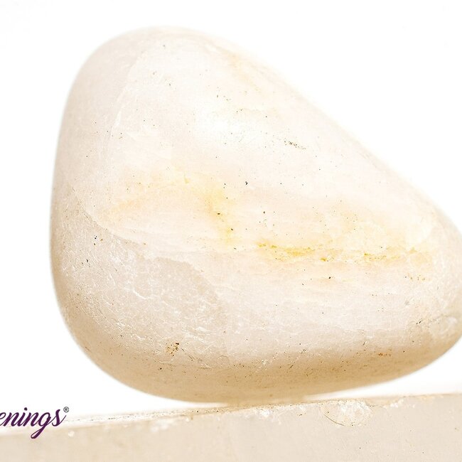 White Agate - Tumbled Snow White - Milky White