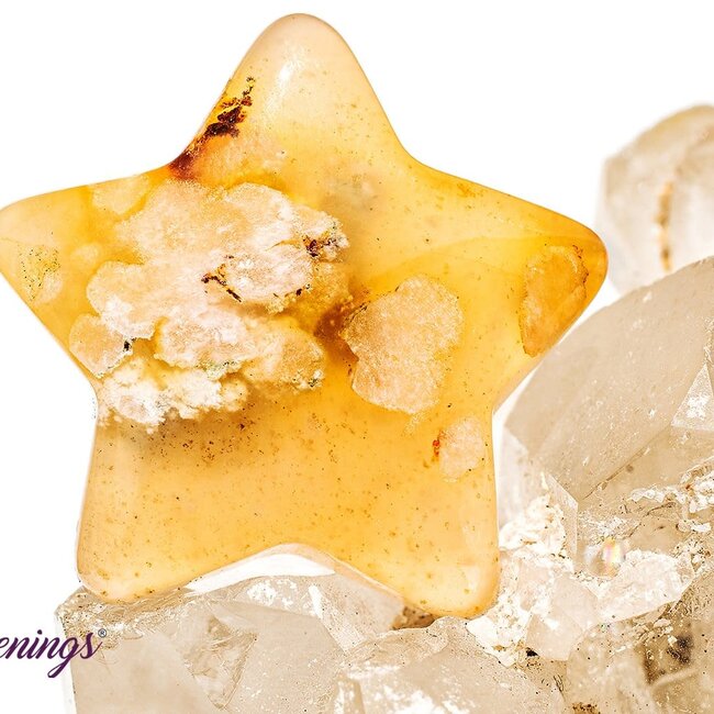 Flower Agate (Cherry Blossom) Stars - Medium