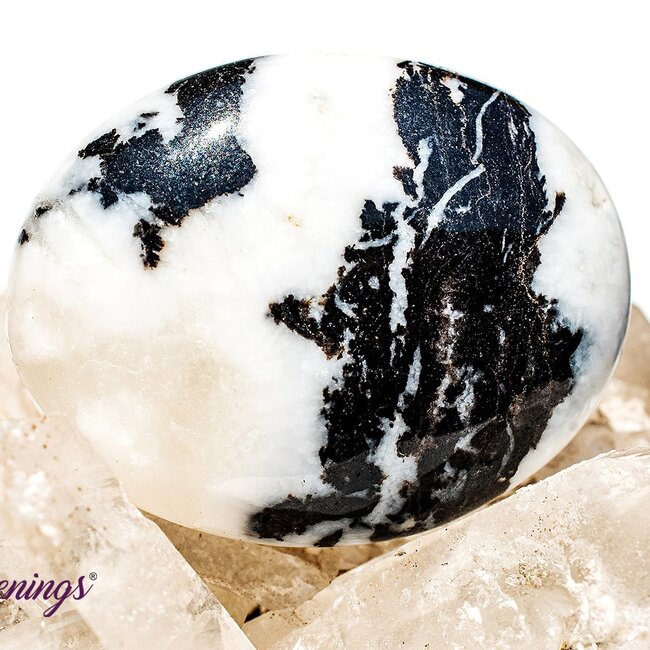 Zebra Agate Stone - Palm Pillow Pocket Stone