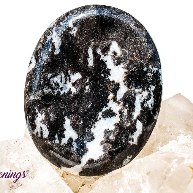 Zebra Agate Worry (Thumb Fidget Relaxation Pocket) Stones - Large Oval