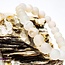 Matte White Agate Bracelets - 8mm