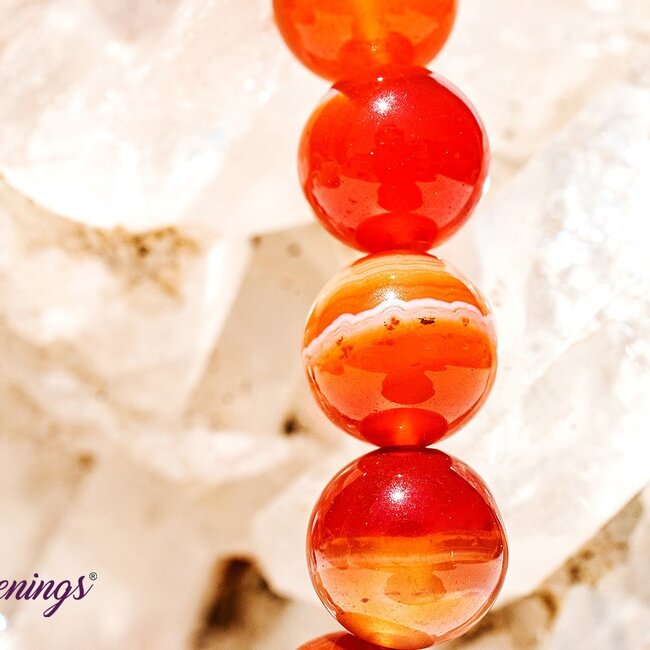 Carnelian Bracelets - 8mm