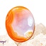 Banded Carnelian Worry (Thumb Fidget Relaxation Pocket) Stones - Large Oval