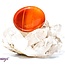 Banded Carnelian Worry (Thumb Fidget Relaxation Pocket) Stones - Large Oval