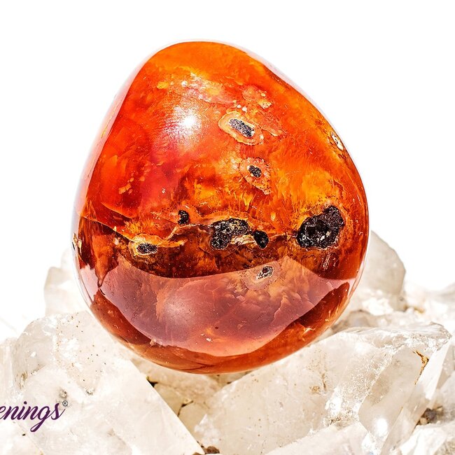 Banded Carnelian Palm Pillow Pocket Stones
