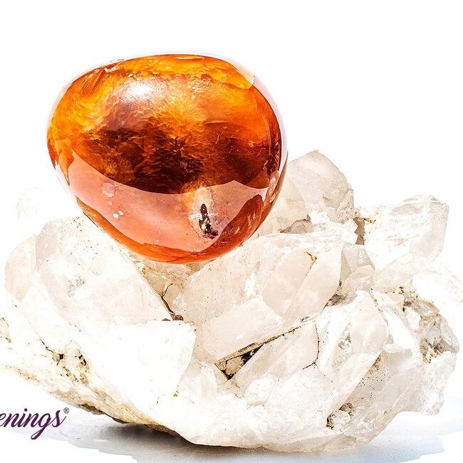 Banded Carnelian Palm Pillow Pocket Stones